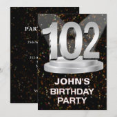 102e uitnodiging van de Partij van de Woensdag Voe (Voorkant / Achterkant)