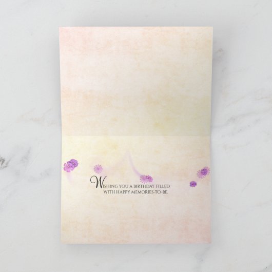 102e verjaardag Roze orchideeën in raam Kaart (Binnen)