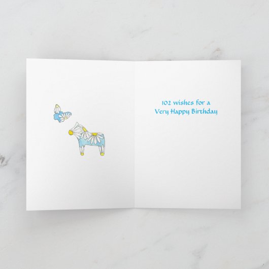 102nd Carte d'anniversaire (Intérieur)