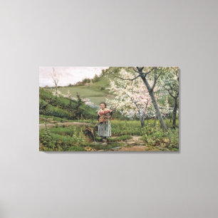 103-0066598/2 lente canvas afdruk