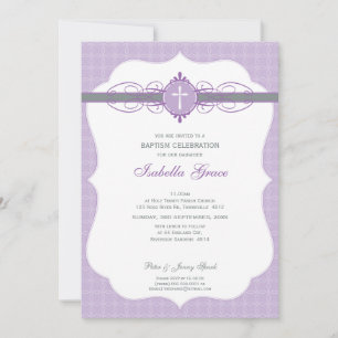 103 Annette - BAPTISM INVITE :: Onbevlekt Kaart