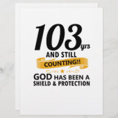 103 jaar en nog steeds jarig (Voorkant / Achterkant)