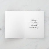 103e carte d'anniversaire - Roses pour 103 (Intérieur)