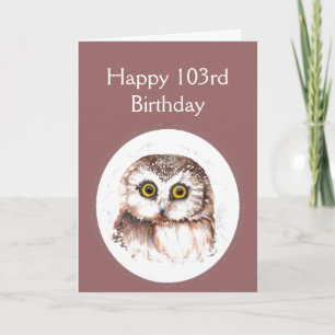 103ste Who van de Verjaardag houdt van u, de Leuke Kaart