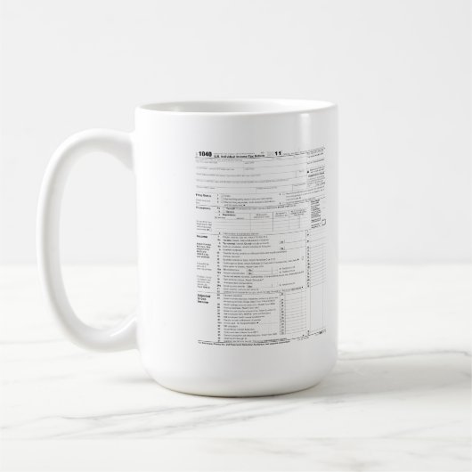 1040 Inkomstenbelastingformulier Koffiemok (Links)