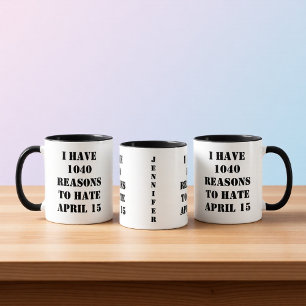 1040 Redenen Grappige Belastingaccountant Koffie M Mok