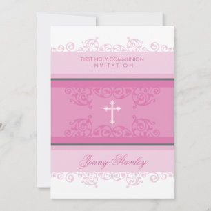 104 Gina :: INVITATIONS de COMMUNION :: boucles 2P