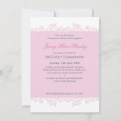 104 Gina :: INVITATIONS de COMMUNION :: boucles 2P (Dos)