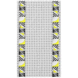 104-inch zuidwestelijke zonsopgang in geel tafelkleed
