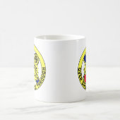 104e Cavalry Regiment-Insignia Color patch Koffiemok (Center)