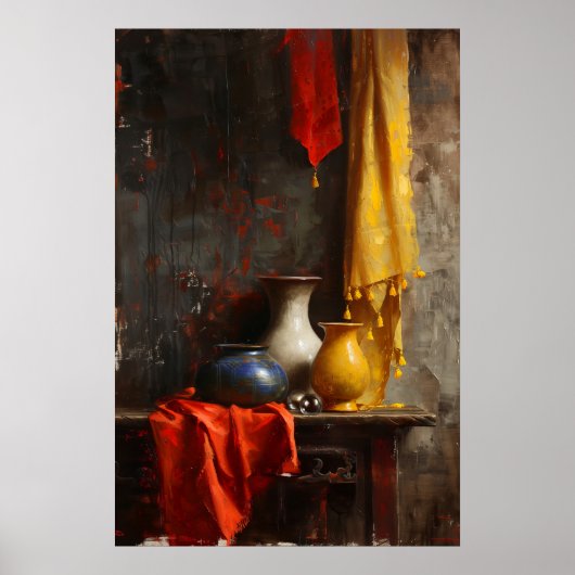 1057 Drie vazen Poster (Voorkant)