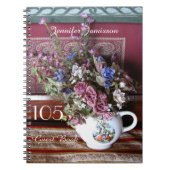 105th Birthday Party Guest Book, Teapot Notitieboek (Voorkant)