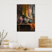 1062 Drie vazen Poster (Keuken)