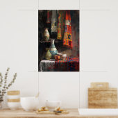 1065 Drie vazen Poster (Keuken)