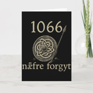 1066 Naefre Forgyt Nooit Vergeten Viking Engeland  Kaart