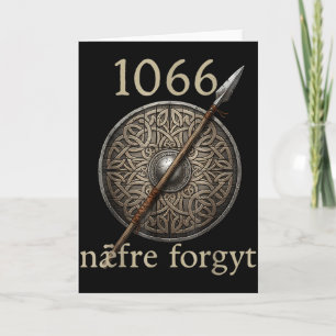 1066 Naefre Forgyt Nooit Vergeten Viking Engeland Kaart