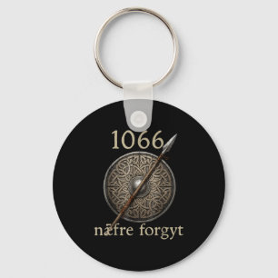 1066 Naefre Vergyt Nooit Vergeten Viking Engeland  Sleutelhanger