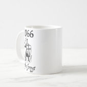 1066 Never Forget Naefre Forgyt Funny English Hist Koffiemok (Voorkant links)