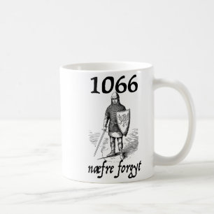 1066 Nooit Vergeten Naefre Forgyt Grappige Engelse Koffiemok