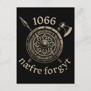 1066 Viking-erfgoed Nooit vergeten Feestdagenkaart