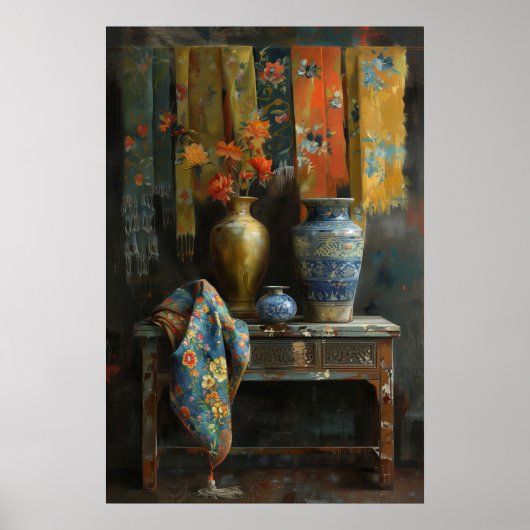 1068 Drie vazen Poster (Voorkant)