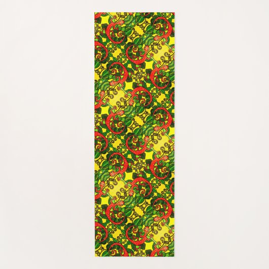 106 - Red Gecko Yoga Mat (Voorkant)