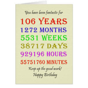 106e anniversaire Jalons