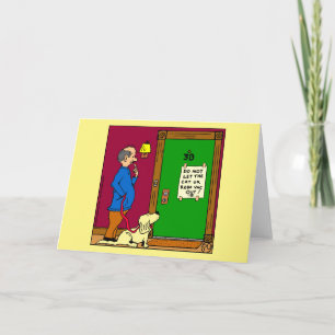 1072 Laat de Robo-vac-cartoon niet uit Kaart