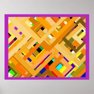 107 Color Lijsten3 jGibney The MUSEUM Zazzle Gifts Poster