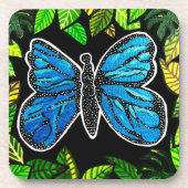 107 - Onderzetters van Morpho Butterfly (Voorkant)