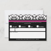 107Jodene - CARTES DE RÉPONSE RSVP BAT MITZVAH (Dos)