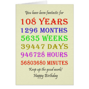 108e anniversaire Jalons