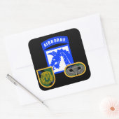 108E POLICE MILITAIRE CO 18E STICKERS AÉRIENS (Enveloppe)