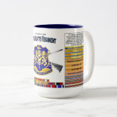108e régiment d'infanterie 15 oz Mug (Devant droit)