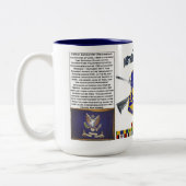 108e régiment d'infanterie 15 oz Mug (Gauche)