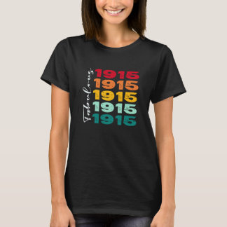 108e verjaardag van de bruidsdag van 1915 t-shirt