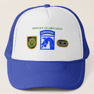 108TH CASQUETTE AÉROPORTÉ de la POLICE MILITAIRE