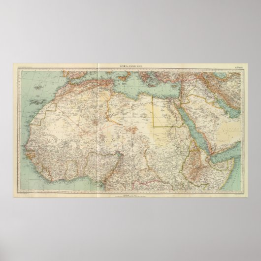 10911 Noord-Afrika Poster (Voorkant)