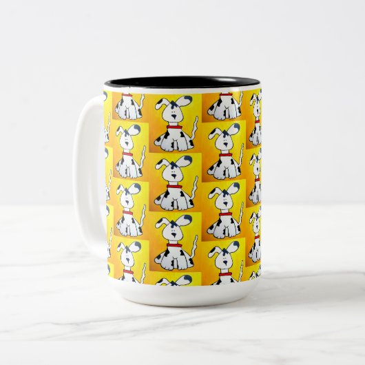 109 - Mug de chien blanc (Devant gauche)