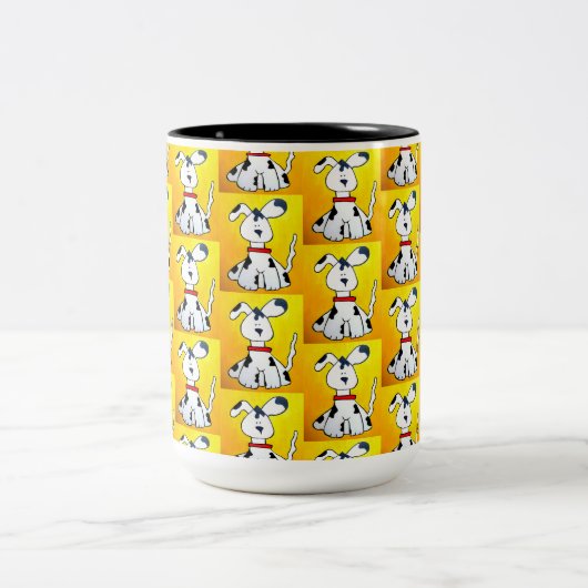 109 - Mug de chien blanc (Centre)