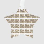 10.000 Tan-poorten draaien Ornament (achterkant)