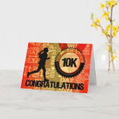 10.000 Vrouw uitvoeren Gefeliciteerd Kaart (Gele Bloem)