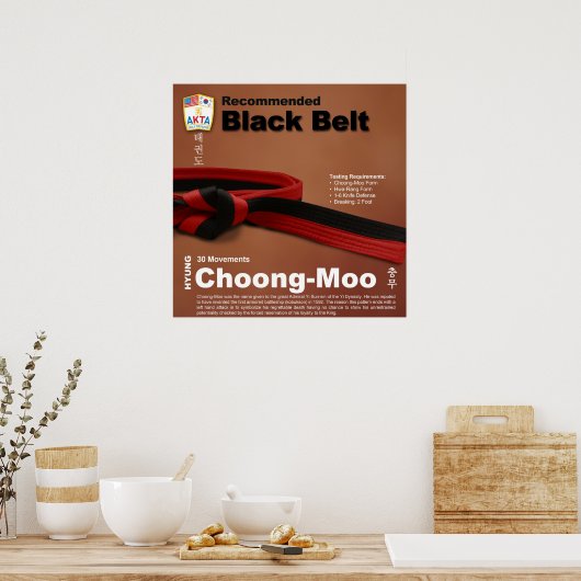 10-11 Poster recommandé Black Belt Do-jang (Cuisine)