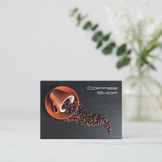 10 + 2 overeenkomende Koffiewinkel Loyalty Stempel (Staand voorkant)