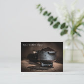 10 + 2 overeenkomende Koffiewinkel Loyalty Stempel (Staand voorkant)