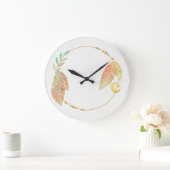10.75" Boho Patterned Round Acrylic Wall Clock Grote Klok (Huis)