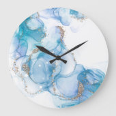 10.75" HARS Ronde Acryl Wandklok Grote Klok (Voorkant)