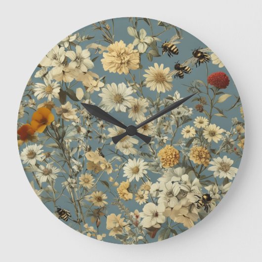 10,75" ronde acryl wandklok grote klok (Voorkant)