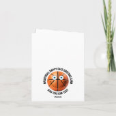 10 Aangepaste basketbal BLAUWE OGEN Mopshond-gezic Kaart (Achterkant)