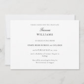 10 Aankondiging van multi-foto-Afstuderen (Achterkant)